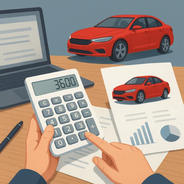 Cómo calcular el costo total de financiar un auto sin enganche
