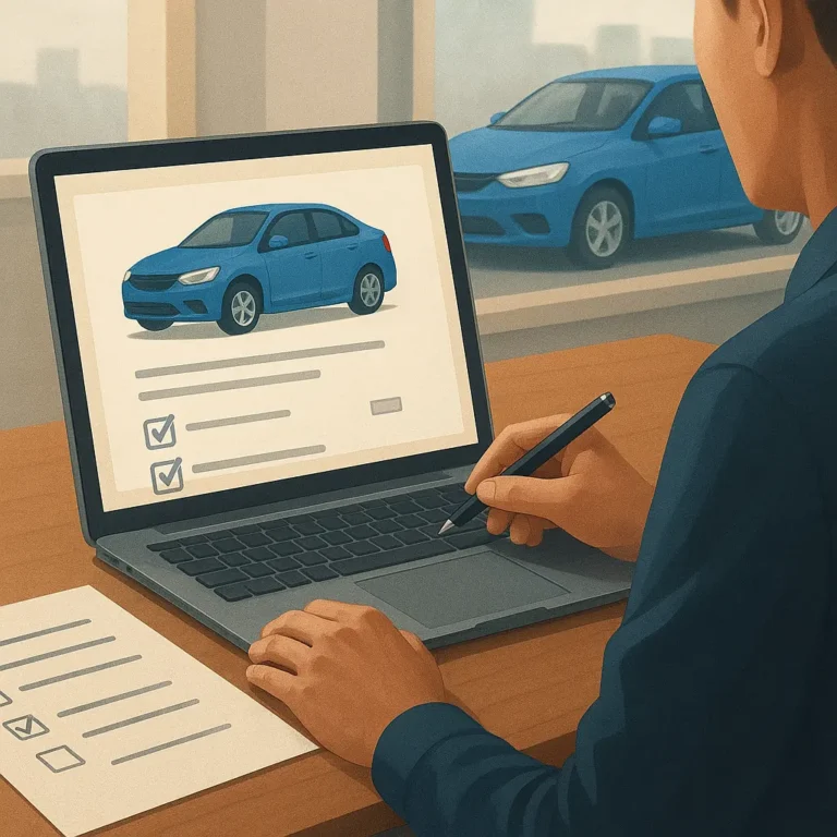 Lista de pasos para solicitar un auto sin enganche en México